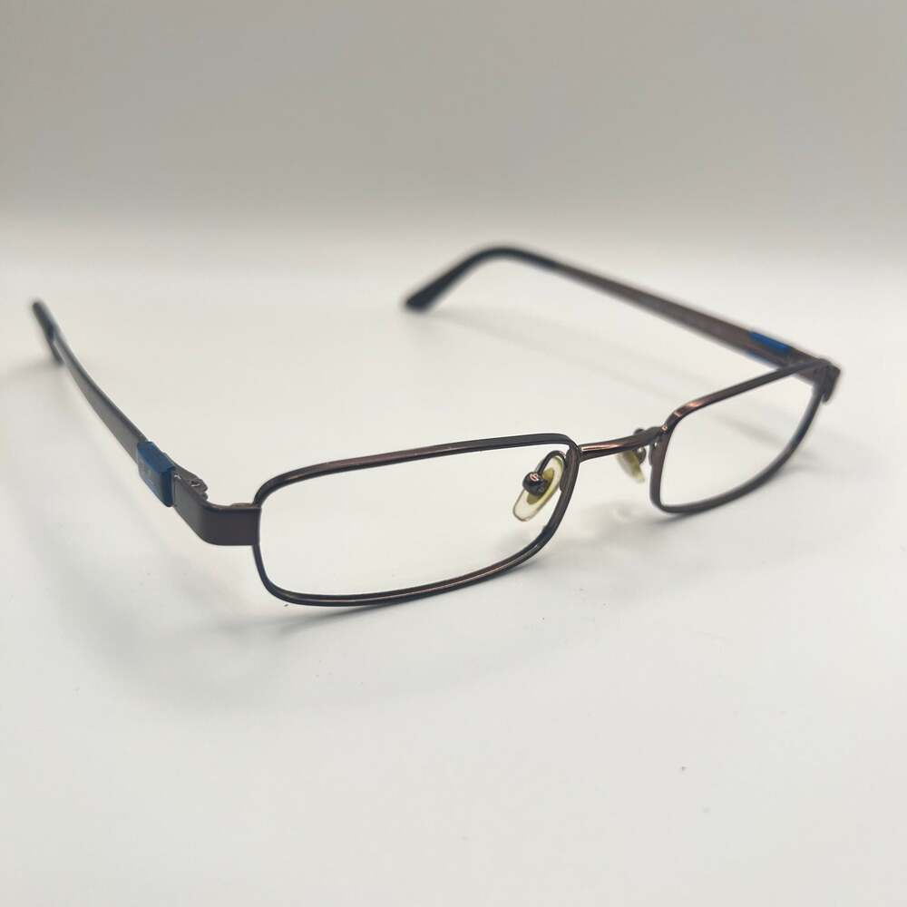Ray-Ban RB6076 2511 Brown Metal Full Rim Eyeglasses 49-19 135 FRAMES ONLY